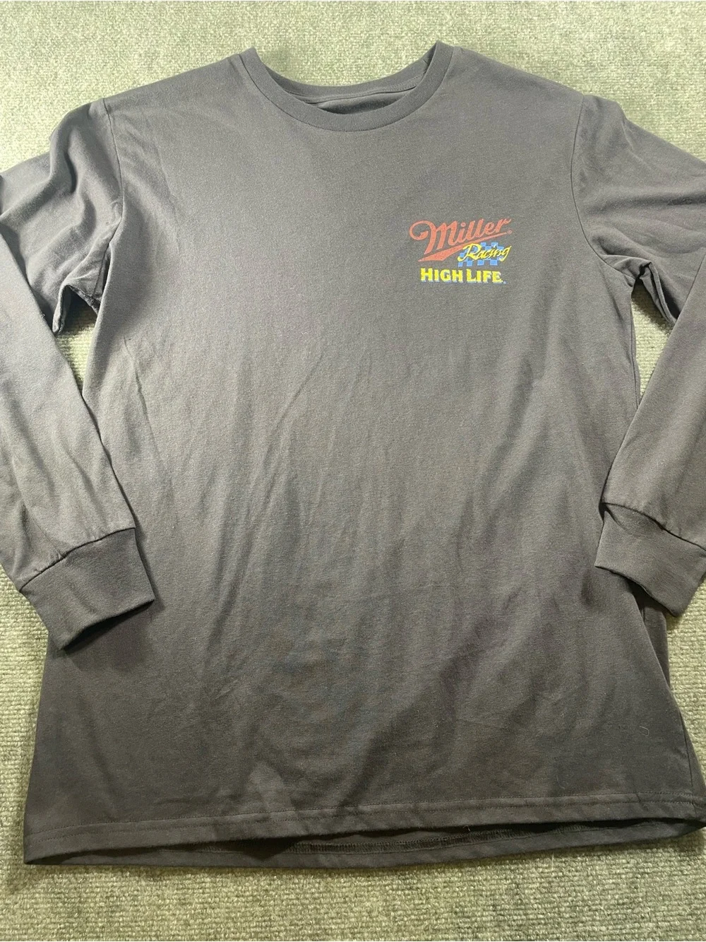 Miller High Life‎ Racing Black Long Sleeve Tee